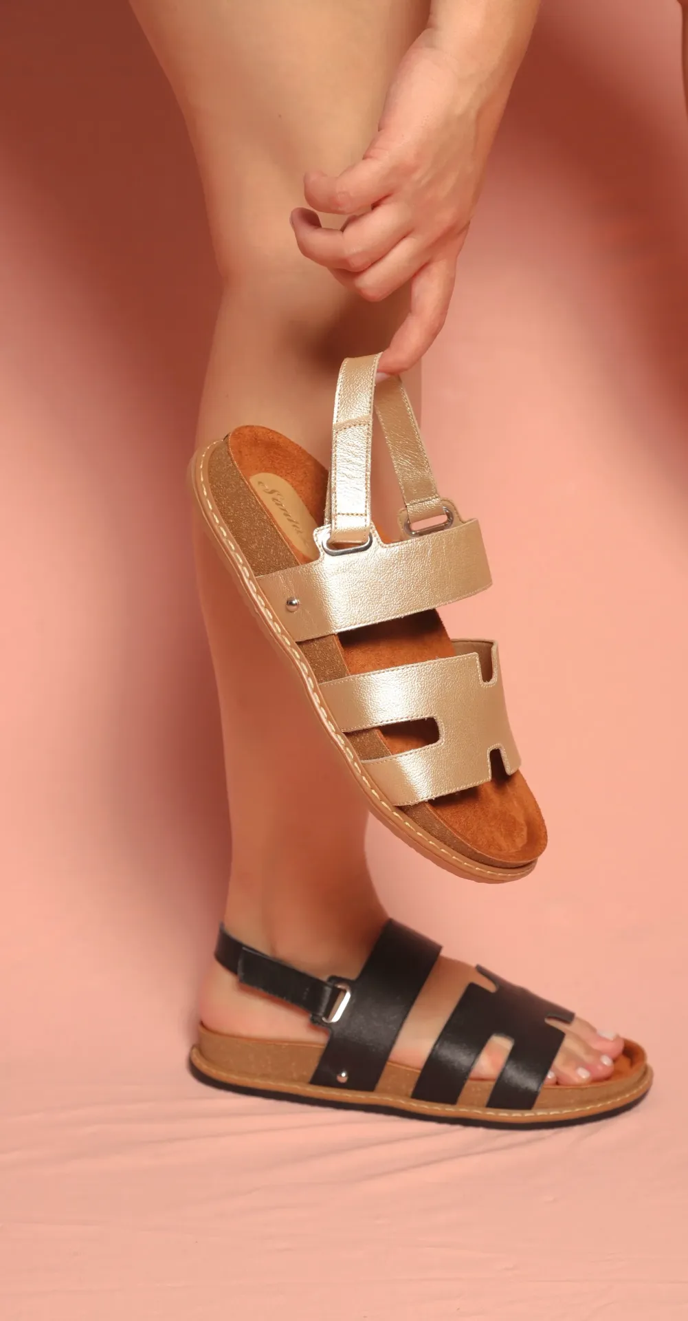 SANDALIA PLANA GRUESA BIRKEN 496